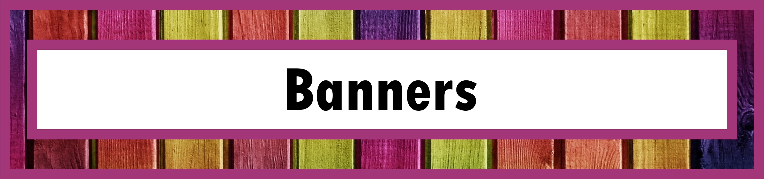 Products button for Banners